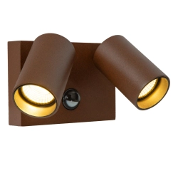 EMERIC Kinkiet z czujnikiem ruchu LED – CCT – 2x9W 2700K/4000K – IP65 69807/19/97 LUCIDE